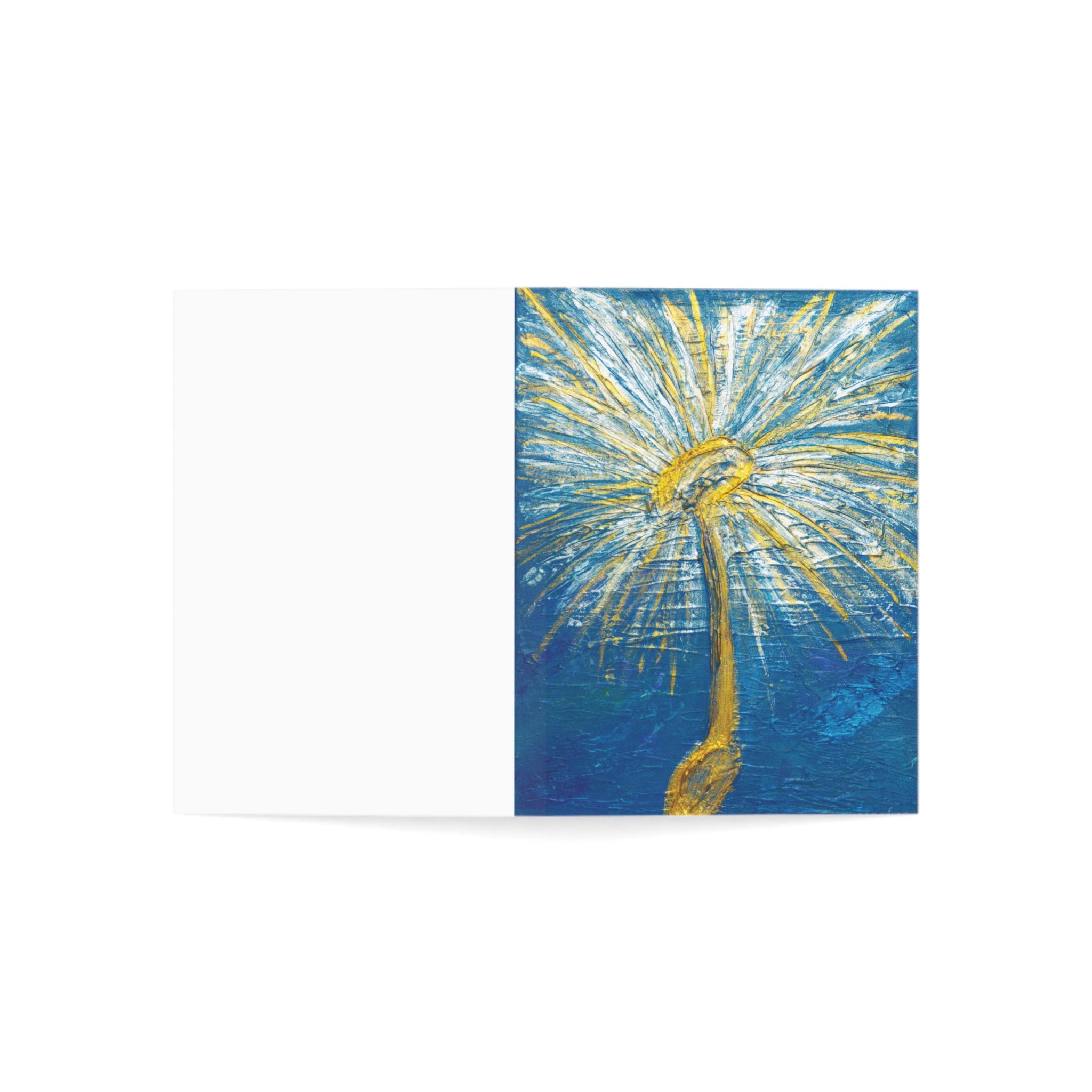 Dandelion Burst Greeting Cards — Artistic Floral Note Cards (1/10/30/50 pcs)