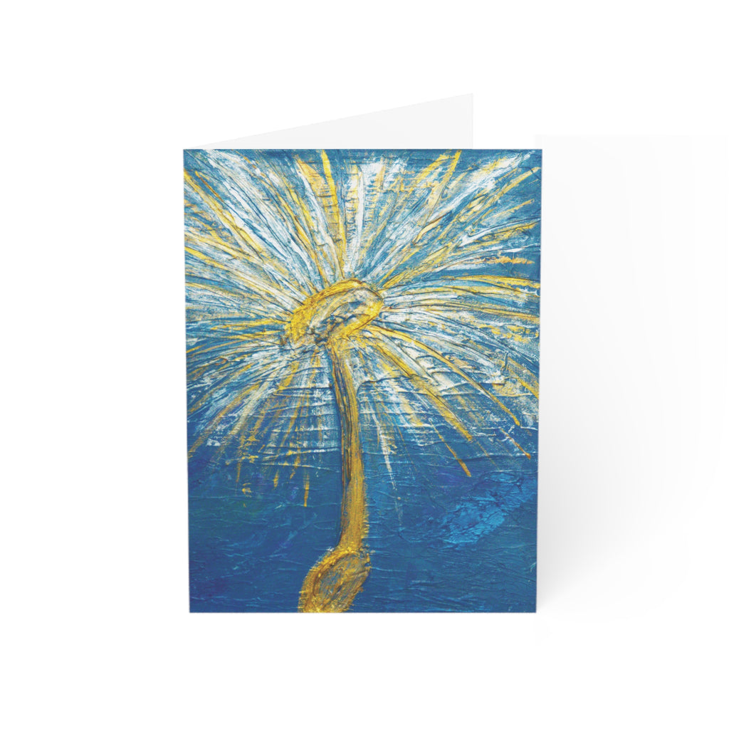 Dandelion Burst Greeting Cards — Artistic Floral Note Cards (1/10/30/50 pcs)
