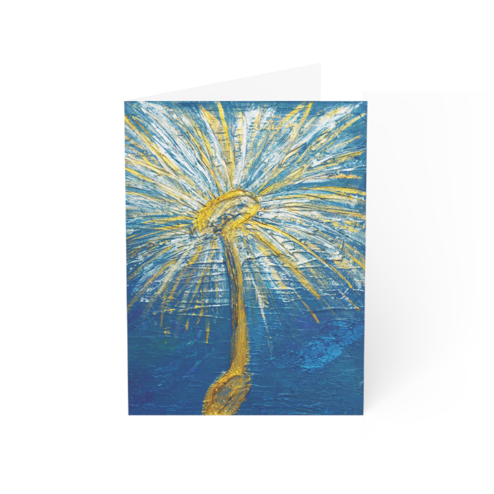 Dandelion Burst Greeting Cards — Artistic Floral Note Cards (1/10/30/50 pcs)