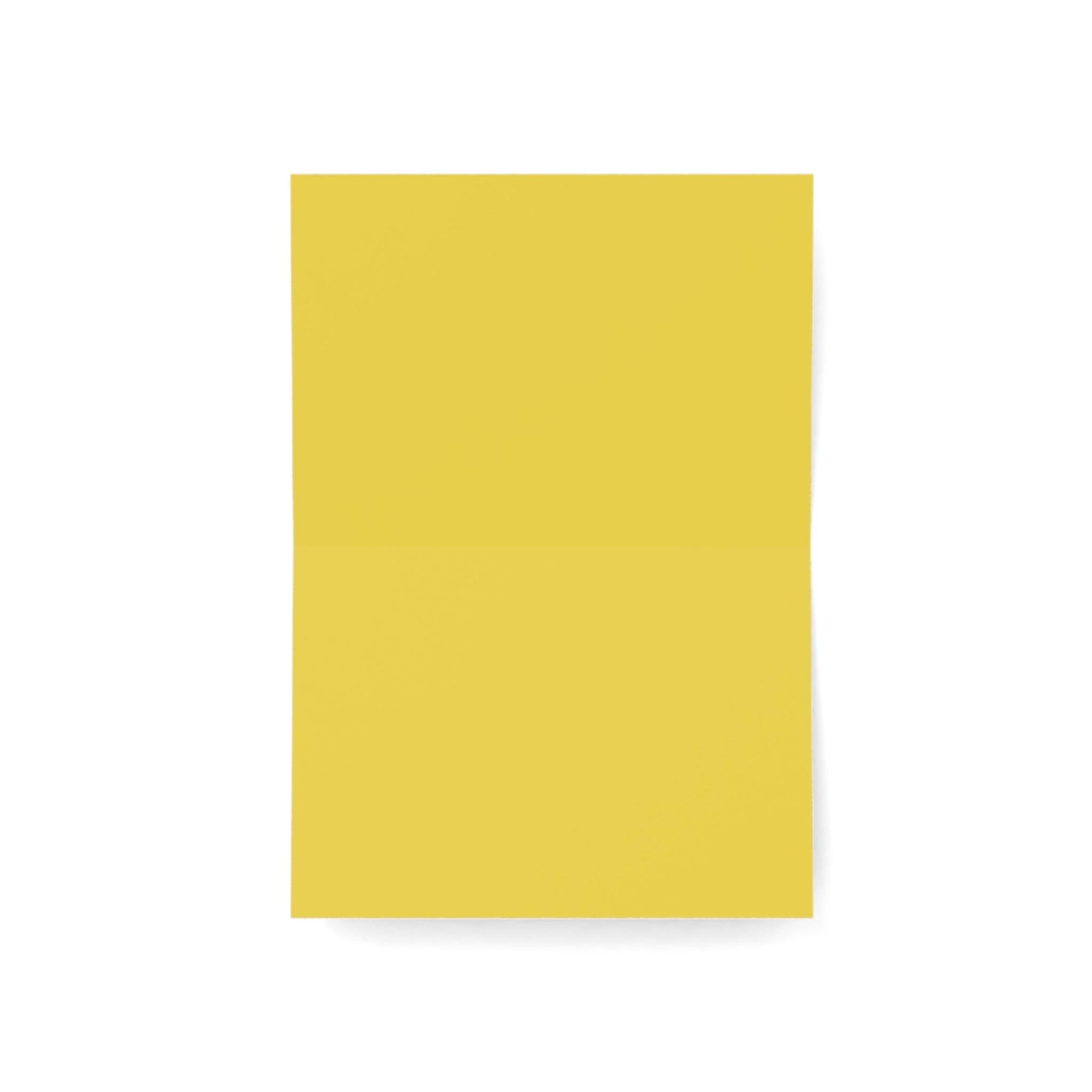 Yellow Watercolor Greeting Cards — Sunny Blank Note Cards (1, 10, 30, 50 pcs)