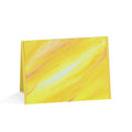 Yellow Watercolor Greeting Cards — Sunny Blank Note Cards (1, 10, 30, 50 pcs)